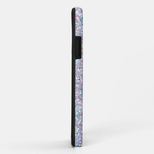 Coques Case-Mate iPhone White iridescent brillant (Dos/Droite)