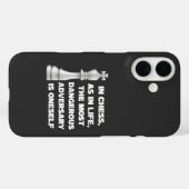 Coques Case-Mate iPhone White King Chess Pièce Sagdom Power Stratégie (Verso (horizontal))
