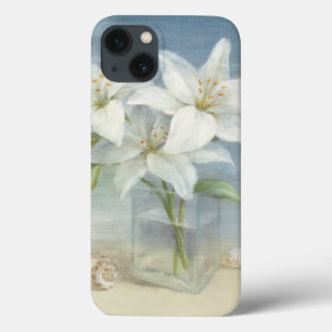 Etui iPhone 13 White Lilies and Shells