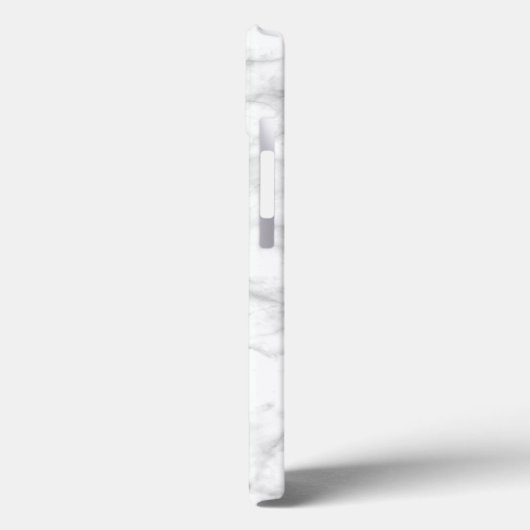 Coques Case-Mate iPhone White Marble Stone Pattern (Verso / Gauche)