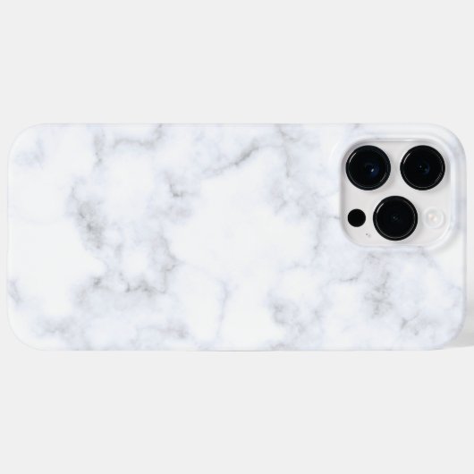Coques Case-Mate iPhone White Marble Trendy  (Verso (horizontal))