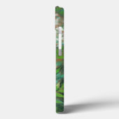 Coques Case-Mate iPhone White roses, green leaves, beautiful flowers (Verso / Gauche)