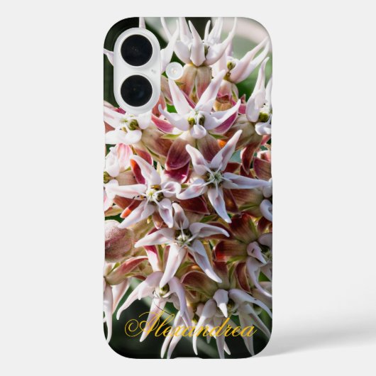 Coques Case-Mate iPhone White Showy Milkweed - Nature Photography (Verso)