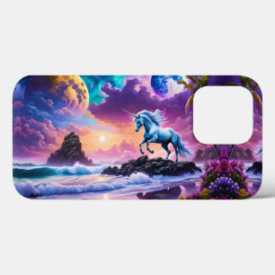 Case-Mate iPhone Case White Unicorn Imaginaire Tropical Beach