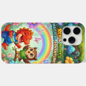 Coques Case-Mate iPhone Who's magical adventure whimsical rainbow (Verso (horizontal))
