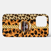 Coques Case-Mate iPhone Wild Custom Chic Gold lèvres Cadeau Beauté Girly (Verso (horizontal))