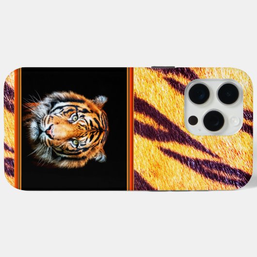 Coques Case-Mate iPhone WILD NATURE - collection de dessins TIGER (Verso (horizontal))