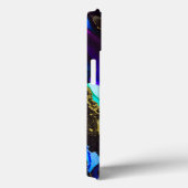 Coques Case-Mate iPhone Wild Purple and Fuscia Alcohol Ink (Verso / Droite)