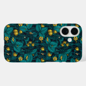 Coques Case-Mate iPhone Wild strawberries, yellow and blue (Verso (horizontal))