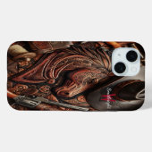 Coques Case-Mate iPhone Wild West Still Life : Cowboy Casquette, Gun et pl (Verso (horizontal))