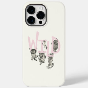 Coque Pour Pour iPhone 14 Pro Max WILD   Wild Things et Max - Rose