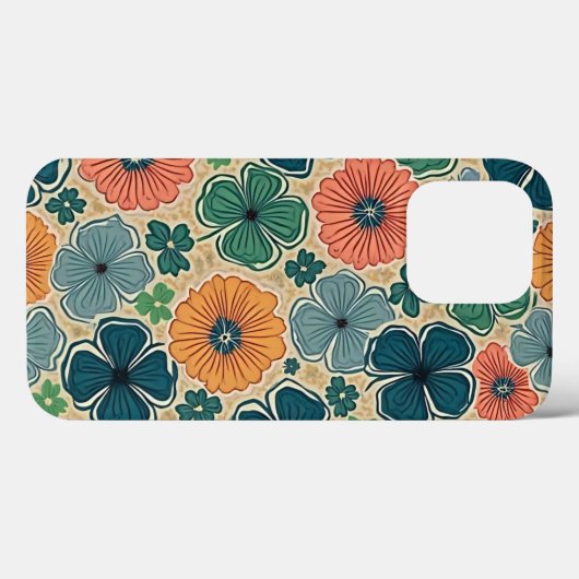 Coques Case-Mate iPhone Wildflowers Harmonious Tones (Verso (horizontal))