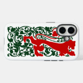 Coques Case-Mate iPhone Will Bradley Heraldic Lion (Verso (horizontal))