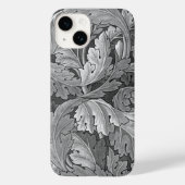 Coques Case-Mate iPhone William Morris Acanthus Motif Silver et Grey (Verso)