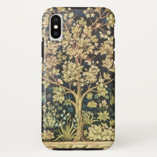 Coque iPhone X William Morris Arbre De Vie Vintage Pré-Raphaélite