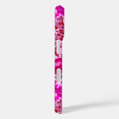 Coques Case-Mate iPhone William Morris Chrysanthemums, Bourgogne et rose (Verso / Droite)