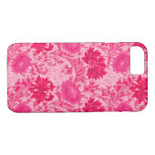 Coques Case-Mate iPhone William Morris Chrysanthemums, Fuchsia Pink (Dos (Horizontal))