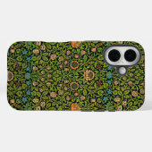 Coques Case-Mate iPhone William Morris - Columbine, vert foncé, (Verso (horizontal))