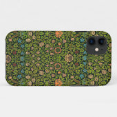 Coques Case-Mate iPhone William Morris - Columbine, vert foncé, Case-Mate (Dos (Horizontal))