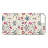 Coques Case-Mate iPhone William Morris Daisy Motif floral Orange rouge (Dos (Horizontal))