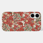 Coques Case-Mate iPhone William Morris Fleur d'antiquité aux algues Vert r (Verso (horizontal))