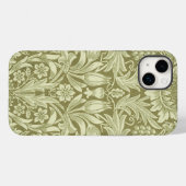 Coques Case-Mate iPhone William Morris Fleur verte tournesol (Verso (horizontal))