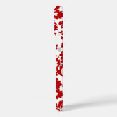 Coques Case-Mate iPhone William Morris Floral Damask, Deep Red et White (Verso / Gauche)