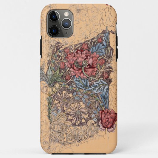 Coques Case-Mate iPhone William Morris FLOWER DESIGN CASE PHONE PORTABLE (Dos)