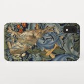 Coques Case-Mate iPhone William Morris Forest Rabbit Floral Art Nouveau (Dos (Horizontal))