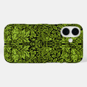 Coques Case-Mate iPhone William Morris Frère Lapin Vert Sauge Noir (Verso (horizontal))