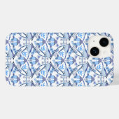 Coques Case-Mate iPhone William Morris Inspiré Bluejay Botanique (Verso (horizontal))