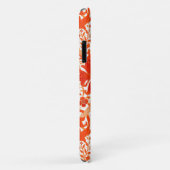 Coques Case-Mate iPhone William Morris Iris et Lily, Mandarin Orange (Dos/Droite)