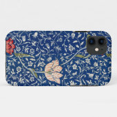 Coques Case-Mate iPhone William Morris Medway Floral bleu (Dos (Horizontal))