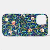 Coques Case-Mate iPhone William Morris motif, Oiseaux et grenades (Verso (horizontal))