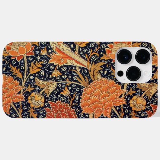 Coques Case-Mate iPhone William Morris Motif textile Cray (Verso (horizontal))