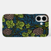 Coques Case-Mate iPhone William Morris Raisin & Vigne Rouge Vert Bleu (Verso (horizontal))
