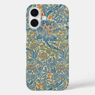 Coques iPhone 16 William Morris Rose & chardon Floral Blue