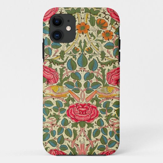 Coques Case-Mate iPhone William Morris Rose Floral Chintz rose (Dos)