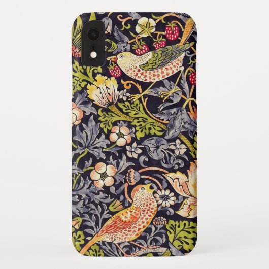 Coques Case-Mate iPhone William Morris Strawberry Thief Floral Art nouveau (Dos)