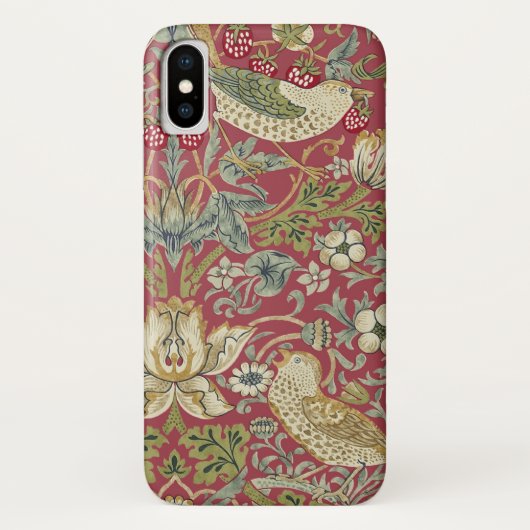 Coques Case-Mate iPhone William Morris Strawberry Thief Motif textile (Dos)