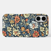 Coques Case-Mate iPhone William Morris style floral acanthus pattern (Verso (horizontal))