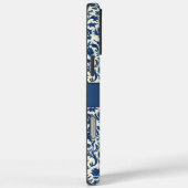 Coques Case-Mate iPhone William Morris Thistle damask Bleu de cobalt et bl (Verso / Droite)