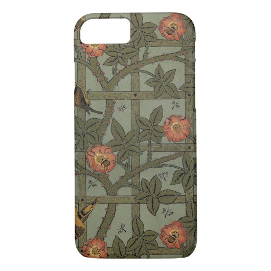 Coques Case-Mate iPhone William Morris Trellis Wallpaper Art (Dos)