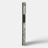 Coques Case-Mate iPhone William Morris tulip fond textile vert (Verso / Droite)