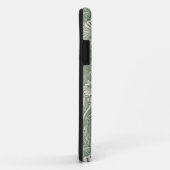 Coques Case-Mate iPhone William Morris tulip fond textile vert (Dos/Droite)