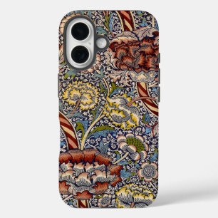 Coques iPhone 16 William Morris Wandle Bleu Nuit Floral Art