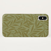 Coques Case-Mate iPhone William Morris Willow Antique Green Leaf Vine Art (Dos (Horizontal))