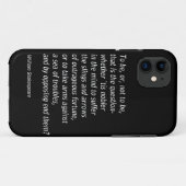 Coques Case-Mate iPhone William Shakespeare`s "Hamlet" (Dos (Horizontal))