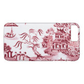 Coques Case-Mate iPhone Willow rouge vintage (Dos (Horizontal))