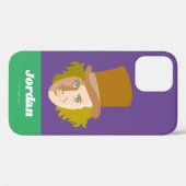 Coques Case-Mate iPhone Willy Wonka Stenciled Face Graphisme (Verso (horizontal))